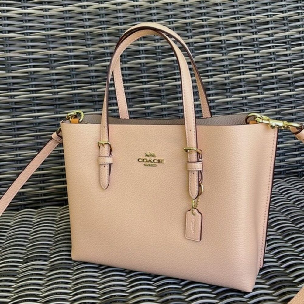 Coach C4084 Mollie Tote 25 Faded Blush - Picture 10 of 12